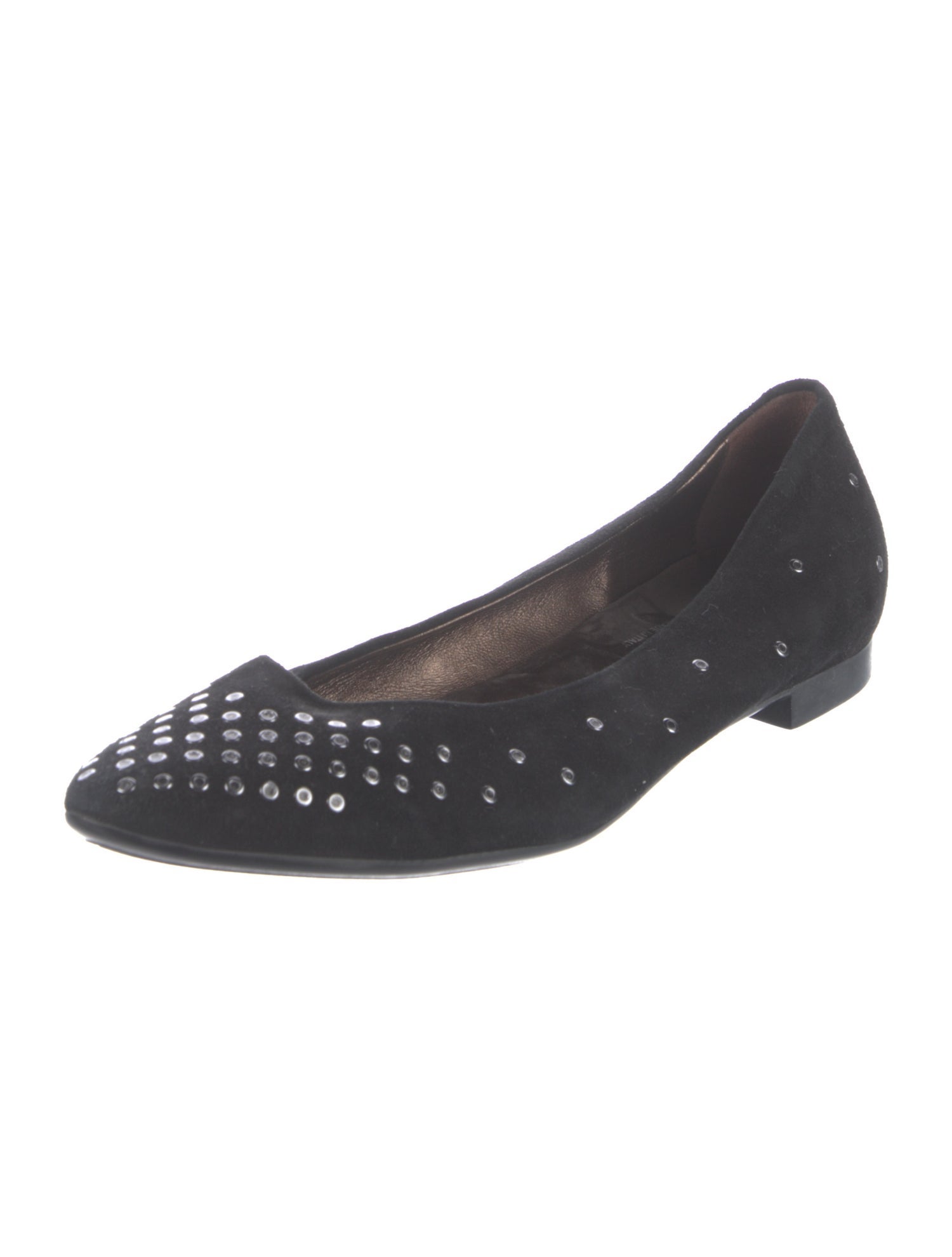 AGL Suede Studded Accents Flats